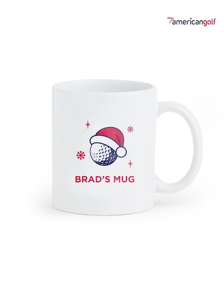 Personalised Christmas Santa Hat Mug by My American Golf (W13767) | €18.50