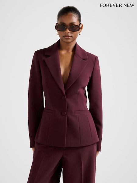 Forever New Red Lee Petite Nipped Waist Blazer (W13961) | R$ 1.085