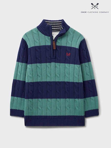 Crew Clothing Oarsman Cable Half Zip Jumper (W14036) | 45 € - 57 €