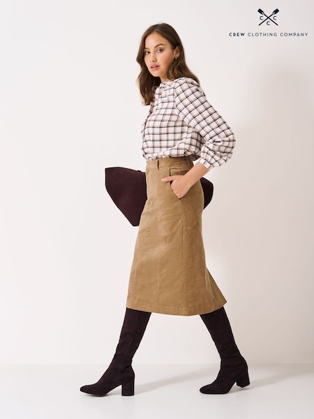 Crew Clothing Tara Cord Midi Skirt (W14049) | 98 €