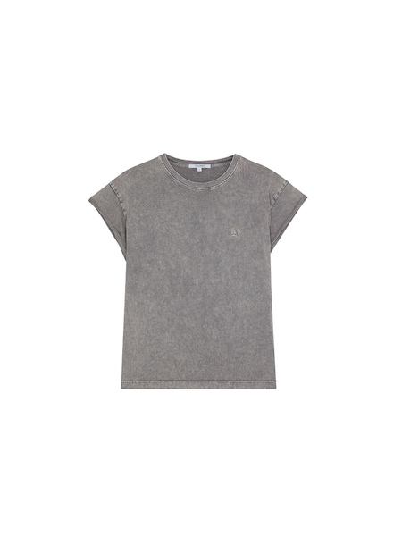 Scalpers Grey Embroidered Skull Basic T-Shirt (W14670) | €61