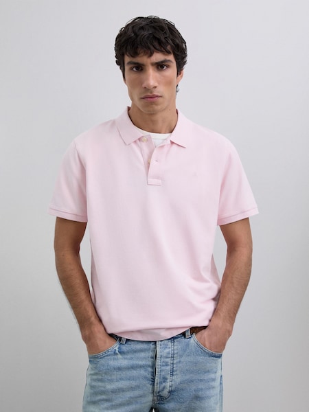 Scalpers Pink Basic Skull Polo Shirt (W14671) | €93