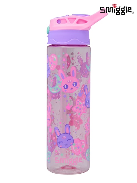 Smiggle All Stars Flip Top Plastic Drink 650Ml Bottle (W14835) | ‏65 ر.ق.