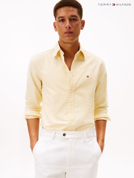 Tommy Hilfiger Yellow Regular Fit Oxford Shirt (W15025) | €113
