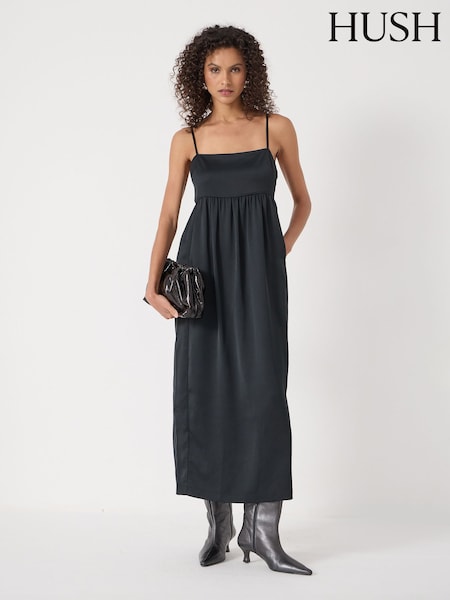 Hush Satin Midi Dress (W15109) | ‏624 ر.ق.