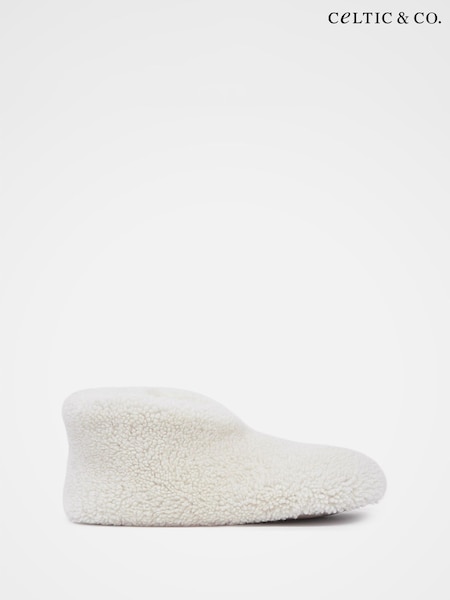 Celtic & Co Natural Teddy Soft Sole Bootee Slippers (W15136) | 134 €