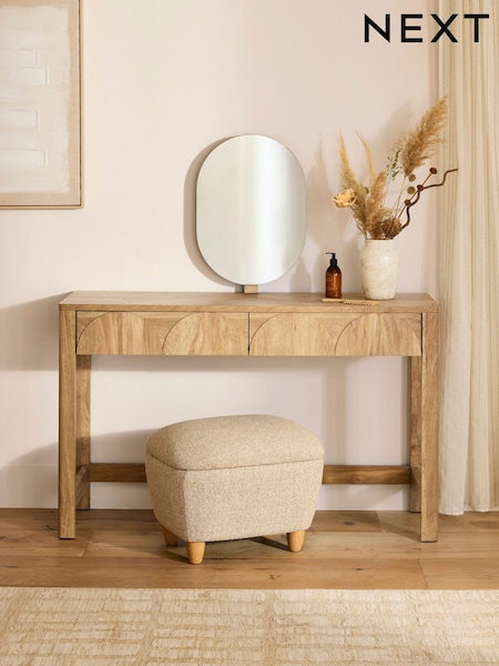 Arches Mango Effect Dressing Table With Mirror
