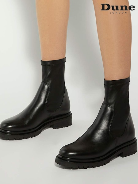 Dune London Black Pelano Ankle Boots (W15241) | €190
