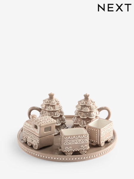 Gingerbread Hot Chocolate Station With Mugs