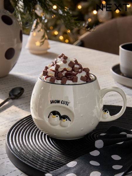 Christmas Penguin And Friends Snow Cute Mug