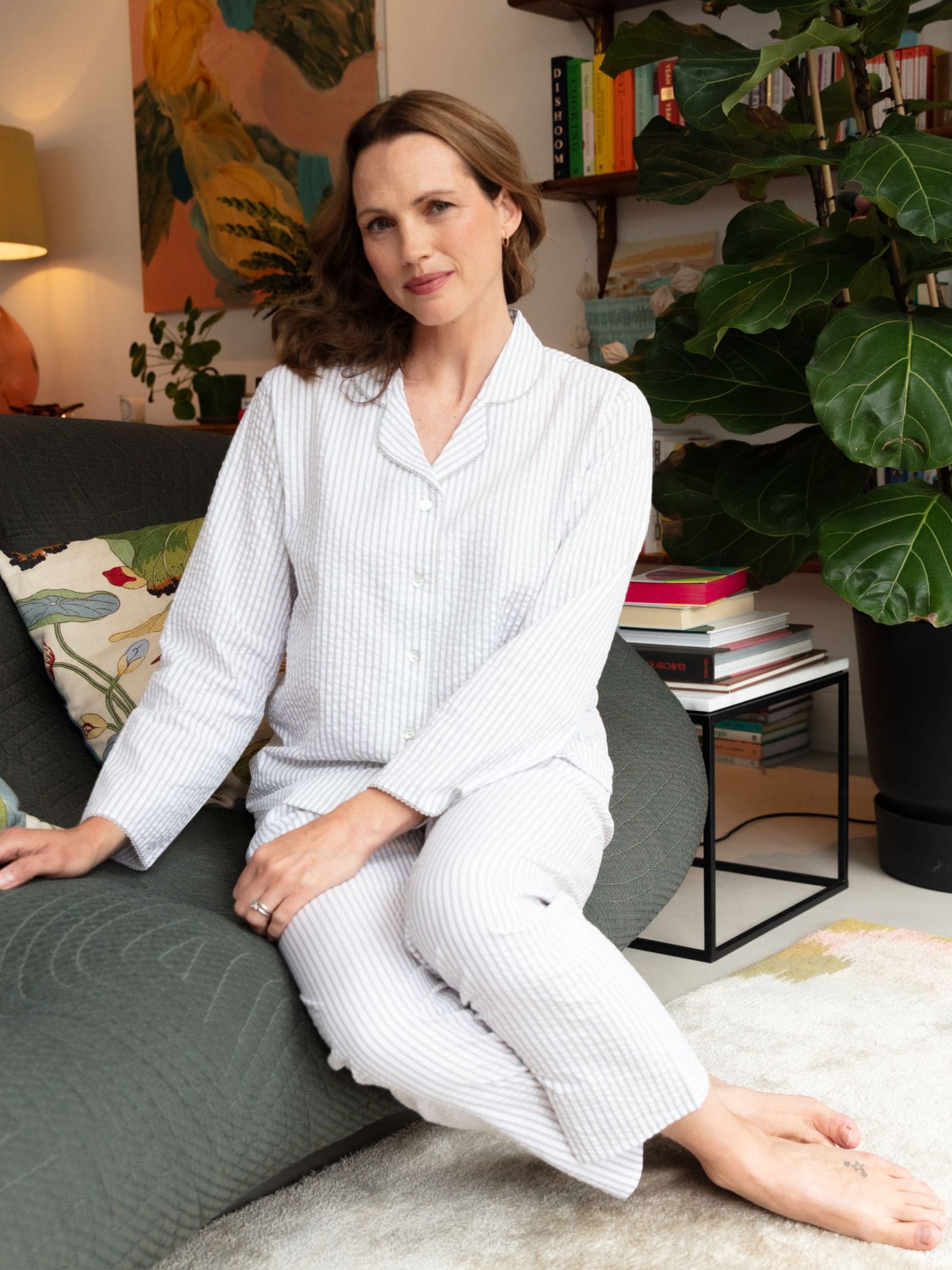 Buy Women's Sleepwear Nora Rose Long Set Long Sleeve Online | Next USA