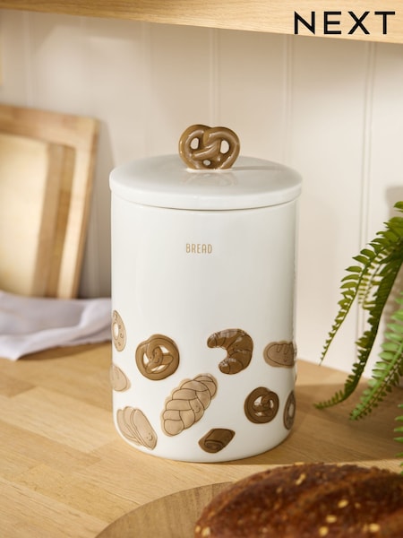 Ceramic Bread Icon Bread Bin