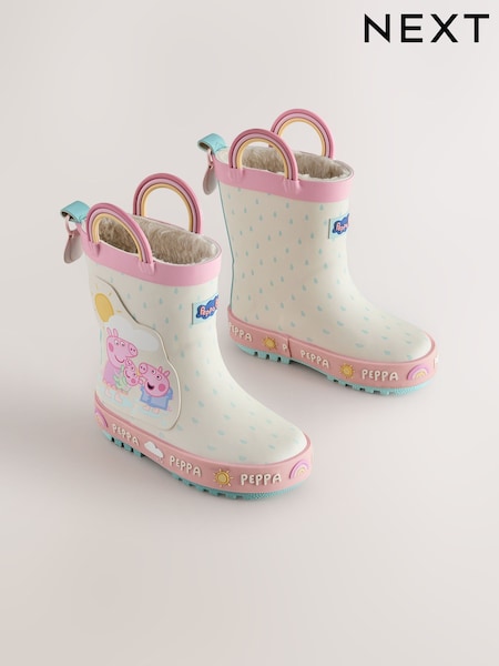 Cream - Peppa Pig Handle Wellies