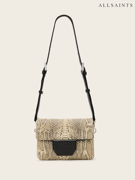 AllSaints White Jupiter Snake Cross-Body Bag (W15804) | €293