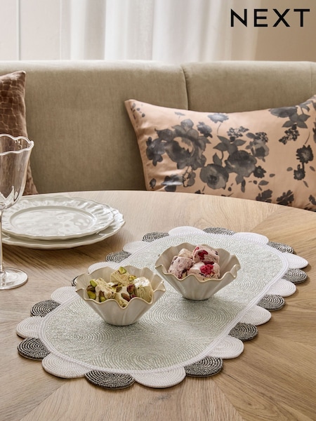 Beaded Scallop Table Centrepiece