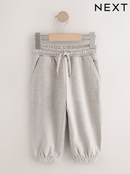 Oatmeal Marl - Soft Touch Jersey Joggers (3mths-7yrs)