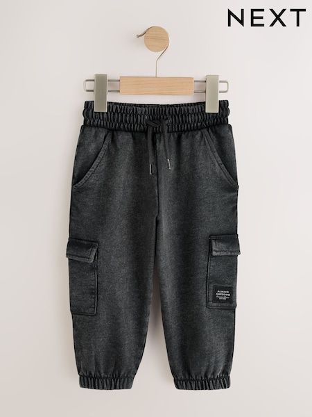 Grey Wash - Utility Joggers (3mths-7yrs)