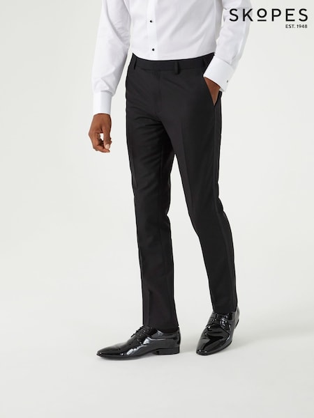 Negro - Corte sartorial - Skopes Sinatra Dinner Suit Trousers (W16209) | 85 €