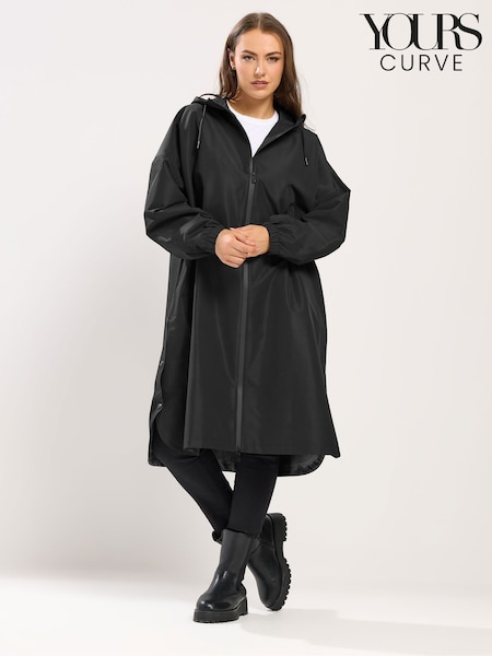 Yours Curve Black Waterproof Jacket (W17017) | €81