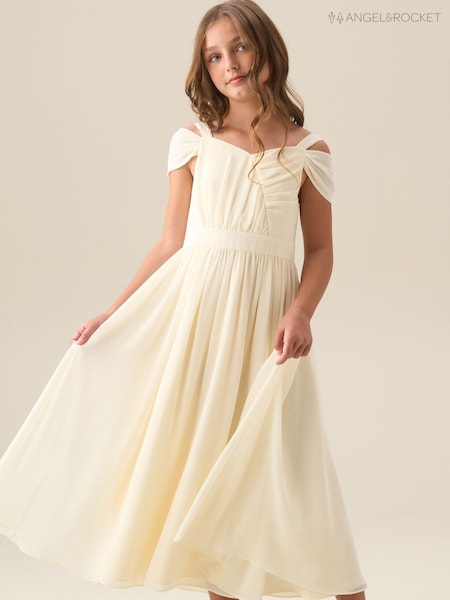 Angel & Rocket Yellow Lena Maxi Dress (W17150) | OMR37 - OMR43