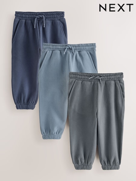Black/Grey - Soft Touch Jersey Joggers (3mths-7yrs)