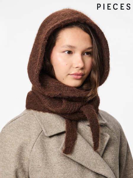 PIECES Blue Knitted Head Scarf (W17356) | AED151