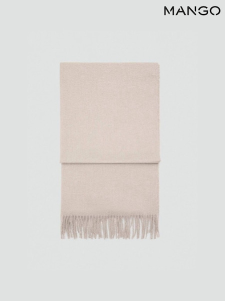 Mango Brown Soft Fringe Detail Scarf (W17671) | €30.50
