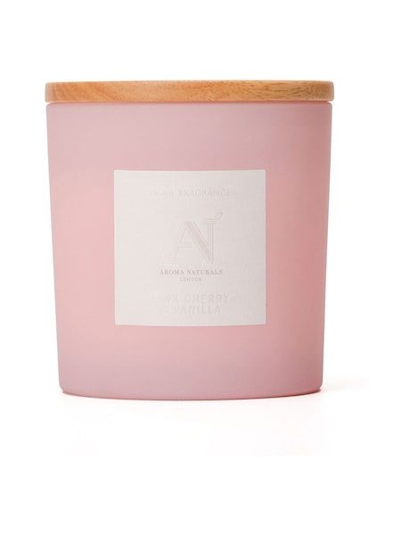 Aroma Naturals Pink Frosted Cherry & Vanilla Candle (W19041) | €40