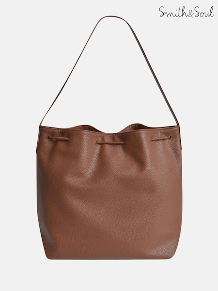 Marrón - Smith & Soul Faux Leather Bucket Bag (W19165) | 134 €