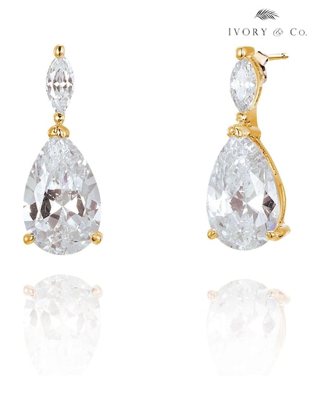Ivory & Co Gold Tone Genova Earrings (W19269) | €44