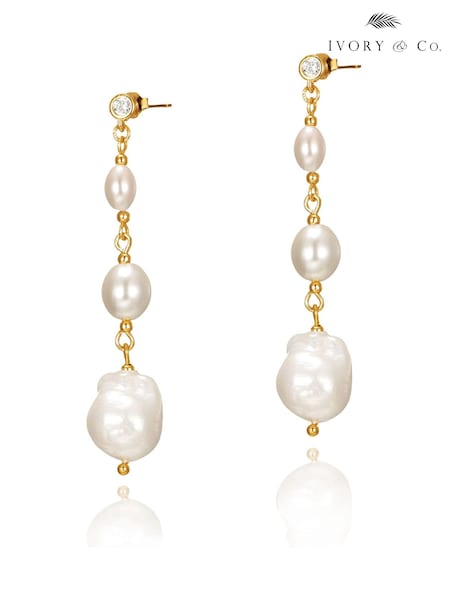 Ivory & Co Gold Tone Cheltenham Earrings (W19271) | €58
