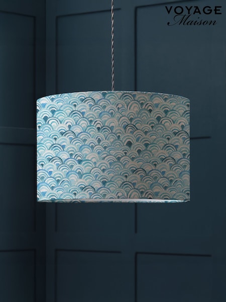 Voyage Maison Blue Melia Eva Printed Lamp Shade (W19477) | €83