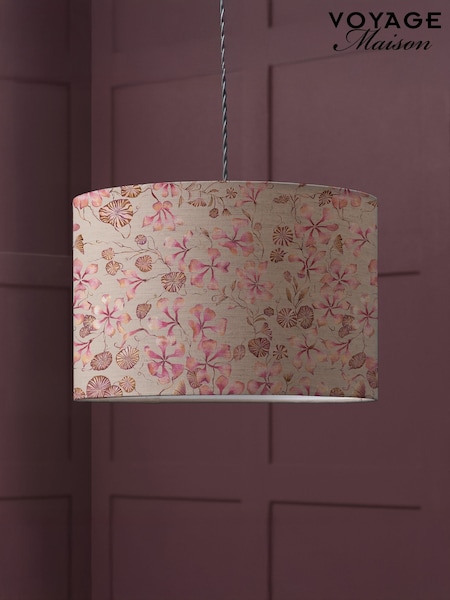 Voyage Maison Pink Philipa Eva Printed Lamp Shade (W19516) | €83