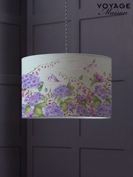 Voyage Maison Blue Seraphina Eva Printed Lamp Shade (W19586) | €71