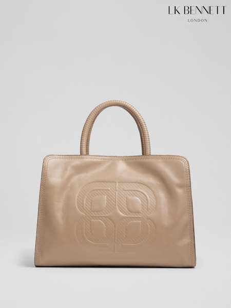 LK Bennett Natural Ella Taupe Tote (W20468) | €396