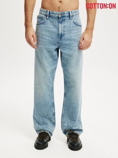 Cotton On Light Blue Baggy Jeans (W20718) | €60