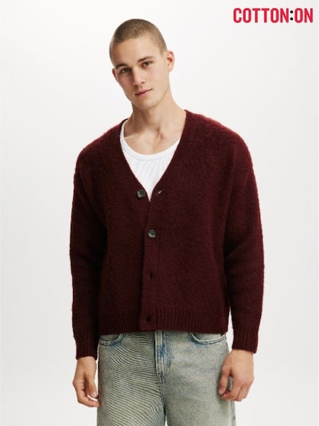 Cotton On Red Cropped Cardigan (W20733) | €58