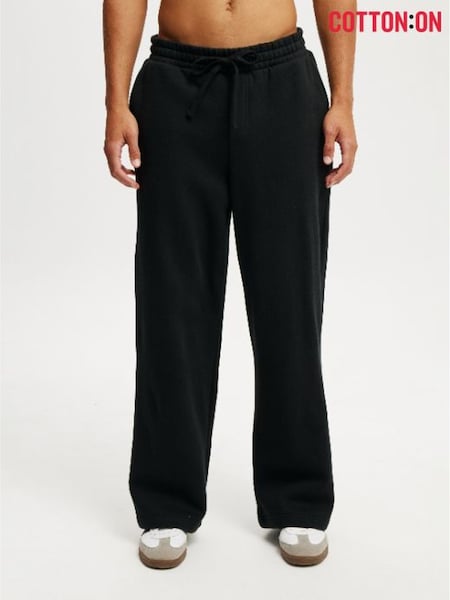 Cotton On Black Super Baggy Track Pants (W20747) | €40