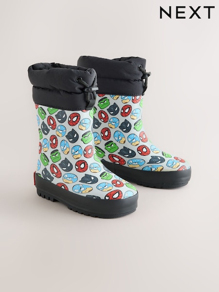 Grey - Marvel Cuff Wellies