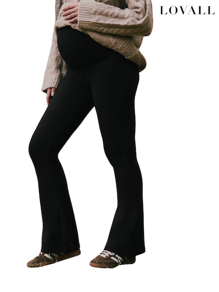 LOVALL Black Maternity Winter Flared Leggings (W21087) | €45