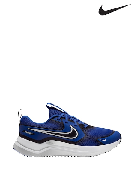 Nike Royal Blue and Black Youth Cosmic Running Trainers (W21507) | €54