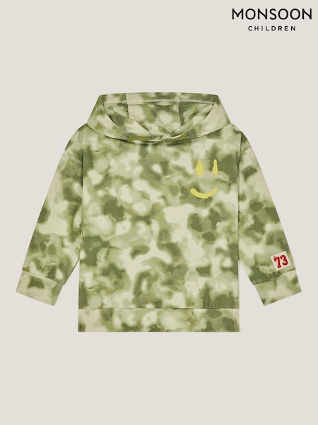 Monsoon Green Camo Tie-Dye Hoodie (W21544) | €37 - €42