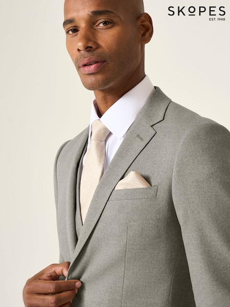 Skopes Natural Slim Fit Jodrell Tweed Effect Suit Jacket (W21698) | €168