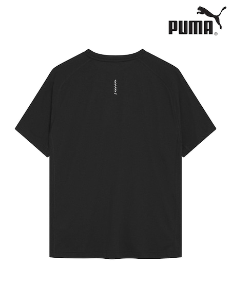 Puma Black Mens Run Short Sleeve T-Shirt (W21779) | €40