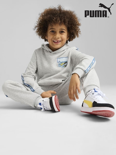 Puma Grey Kids X Hot Wheels Boys Hoodie (W21780) | €53