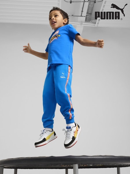 Puma Blue Kids Boys X Hot Wheels Sweat Joggers (W21781) | ₪176