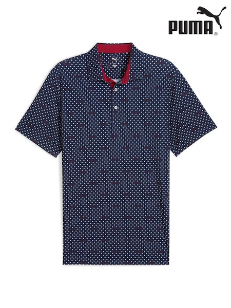 Azul - Puma Mens Mattr Burgh Golf Polo Shirt (W21953) | 99 €