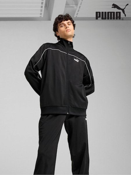 Puma Black Mens Poly Piping Tracksuit (W21979) | R$ 590