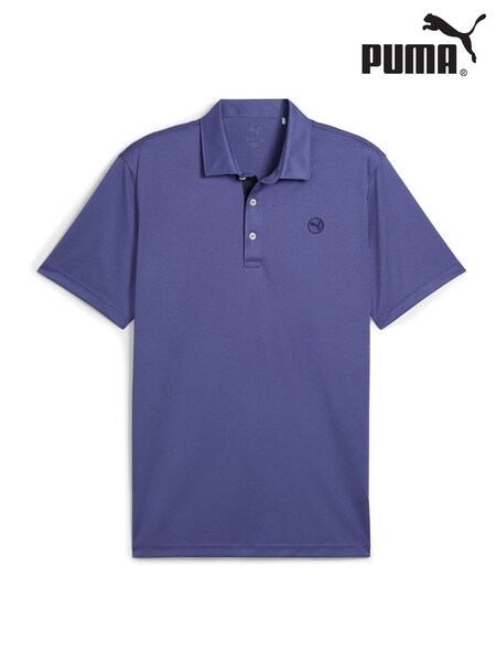 Puma Purple Mens Pure 2.0 Golf Polo Shirt (W21988) | €66