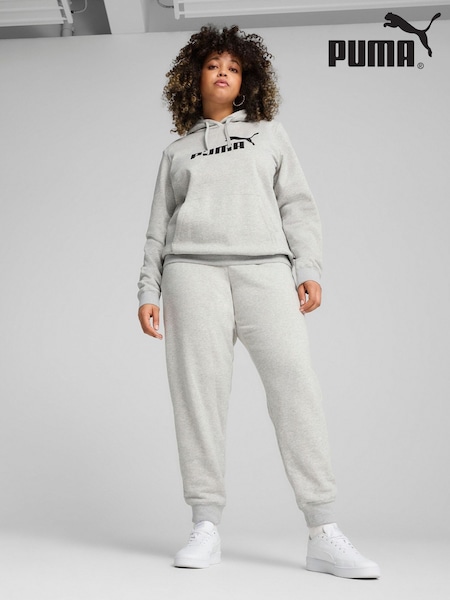 Puma Grey Womens ESS No. 1 Logo Hoodie (W21992) | AED262
